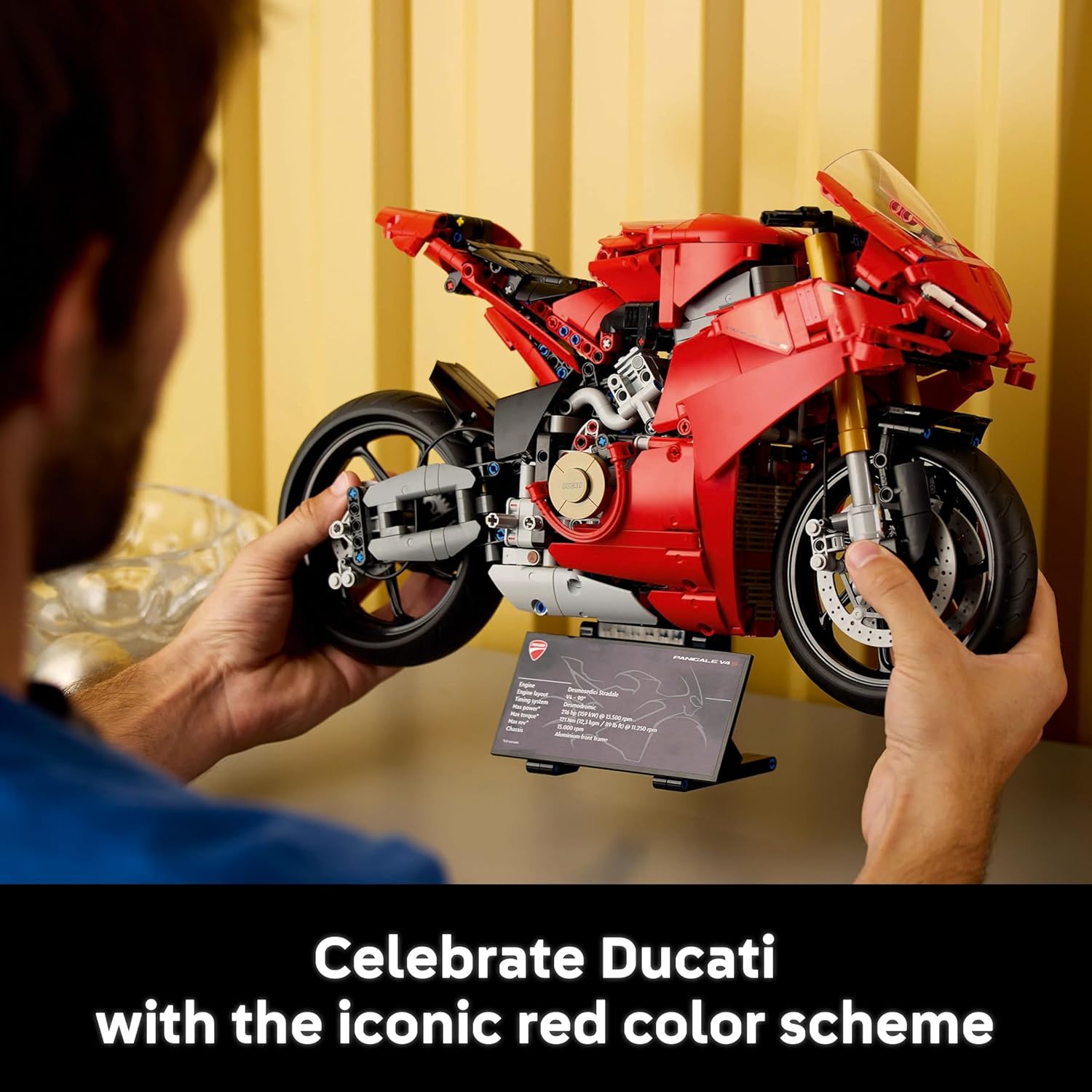 Buy Lego,LEGO® Technic™ Ducati Panigale V4 S Motorcycle (42202) – Adult Display Model Kit - Gadcet UK | UK | London | Scotland | Wales| Near Me | Cheap | Pay In 3 | Toys